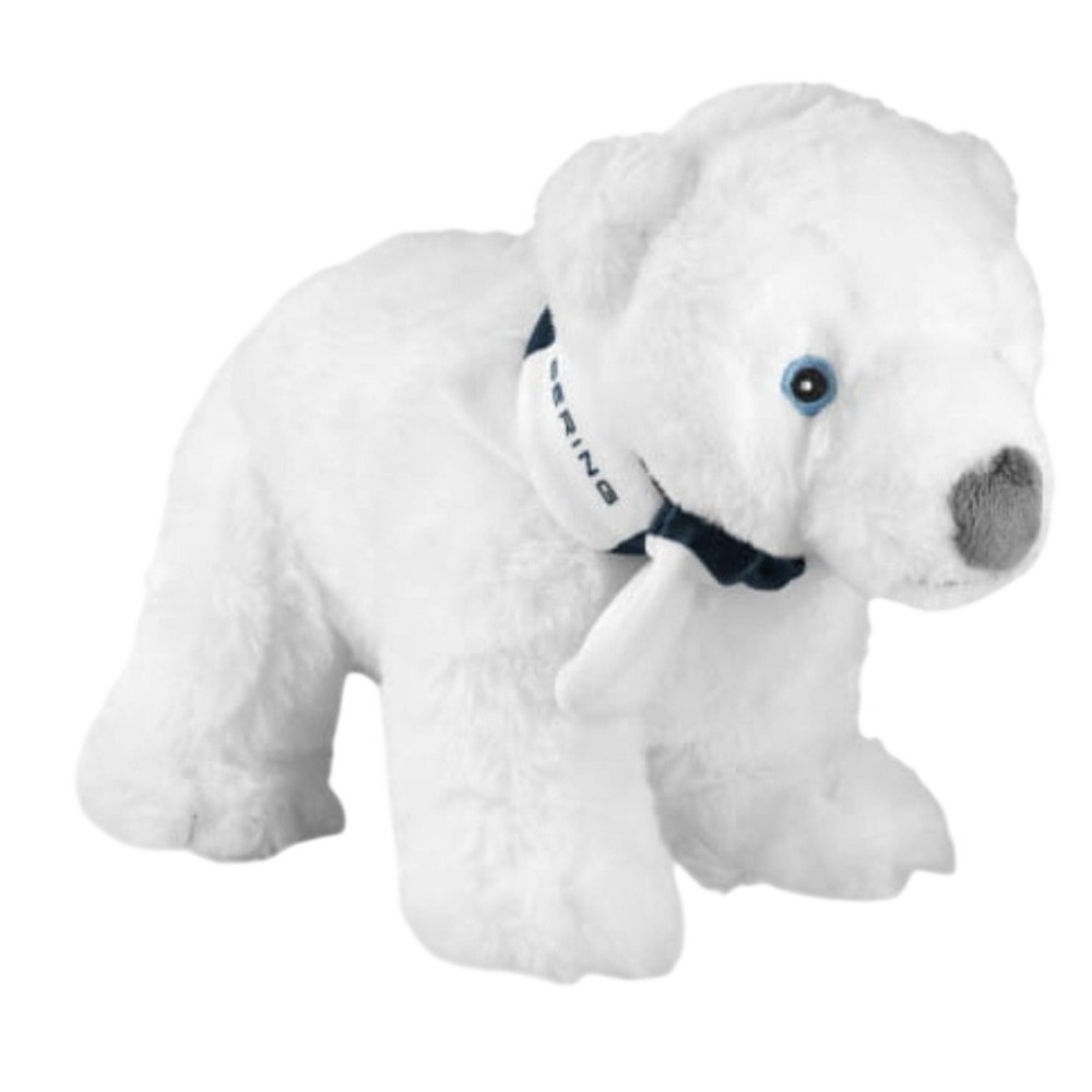 Bering Polar Bear Soft Plush Branded Scarf Arctic Beauty White Stuffed Toy OS